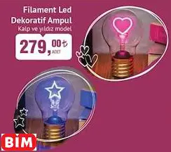 FİLAMENT LED DEKORATİF AMPUL FİLAMENT LED DEKORATİF AMPUL